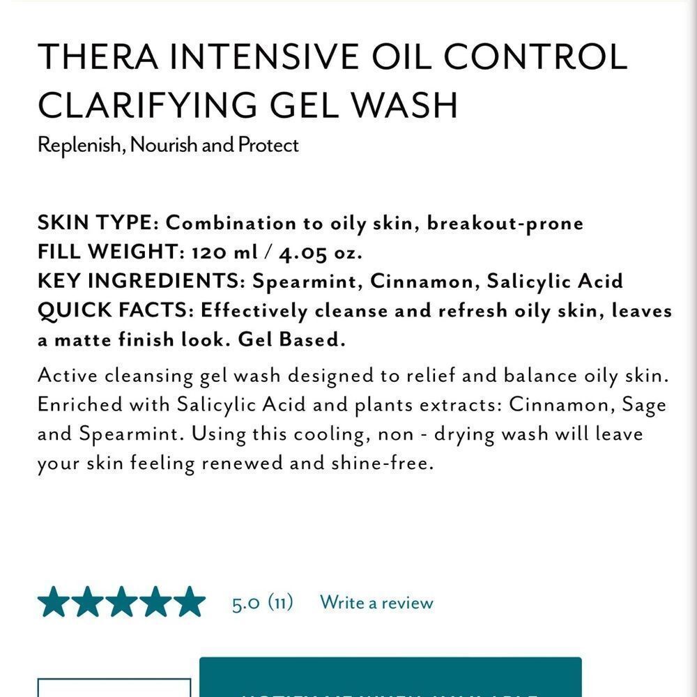 $5 🌙 Lavido‎ Thera Intensive Clarifying Gel Wash New - Picture 4 of 4